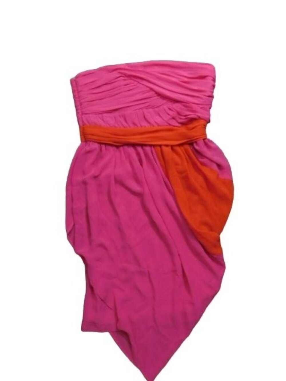 Vince Camuto Size 8 Strapless Cocktail Pink Bandage Flowy Dress NWT $150
